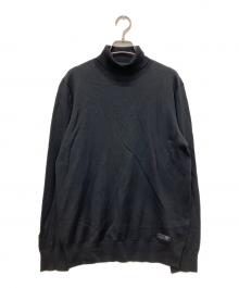 BLACK LABEL CRESTBRIDGE（ブラックレーベル クレストブリッジ）の古着「コンフォータブルタートルネックニット」｜ブラック