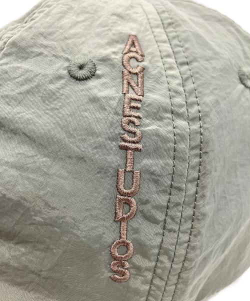 Acne studios（アクネ ストゥディオス）ACNE STUDIOS (アクネ ストゥディオス) ナイロンベースボールキャップ グレーの古着・服飾アイテム