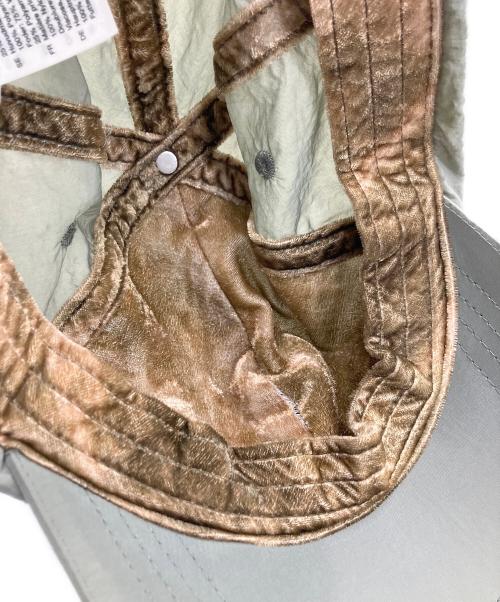 Acne studios（アクネ ストゥディオス）ACNE STUDIOS (アクネ ストゥディオス) ナイロンベースボールキャップ グレーの古着・服飾アイテム