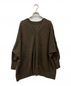 MUSE de Deuxieme Classeミューズ ドゥーズィエム クラス）の古着「URBAN Vネックプルオーバー」｜ブラウン