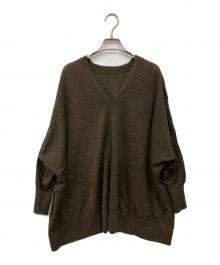 MUSE de Deuxieme Classe（ミューズ ドゥーズィエム クラス）の古着「URBAN Vネックプルオーバー」｜ブラウン