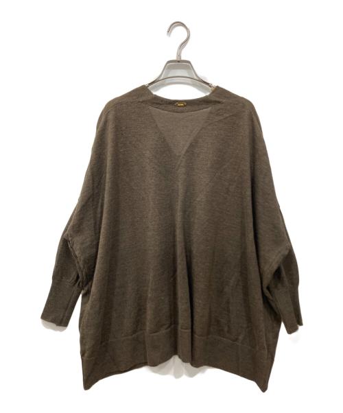 MUSE de Deuxieme Classe（ミューズ ドゥーズィエム クラス）MUSE de Deuxieme Classe (ミューズ ドゥーズィエム クラス) URBAN Vネックプルオーバー ブラウン サイズ:Freeの古着・服飾アイテム