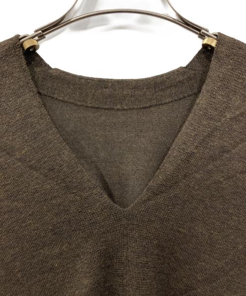 MUSE de Deuxieme Classe（ミューズ ドゥーズィエム クラス）MUSE de Deuxieme Classe (ミューズ ドゥーズィエム クラス) URBAN Vネックプルオーバー ブラウン サイズ:Freeの古着・服飾アイテム