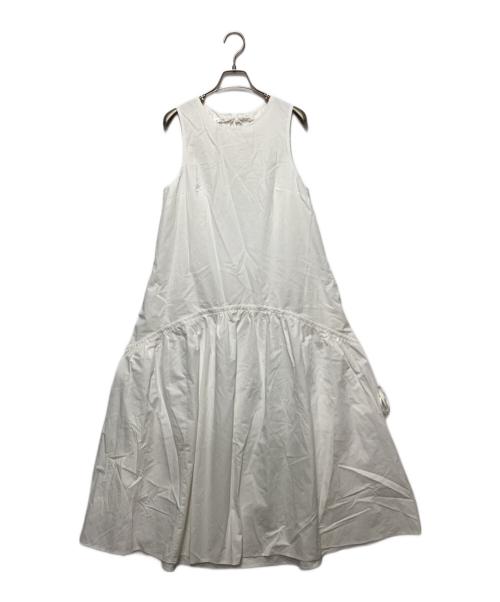Sea Room lynn（シールームリン）Sea Room lynn (シールームリン) バックオープンフレアーギャザーワンピース ホワイト サイズ:Sの古着・服飾アイテム