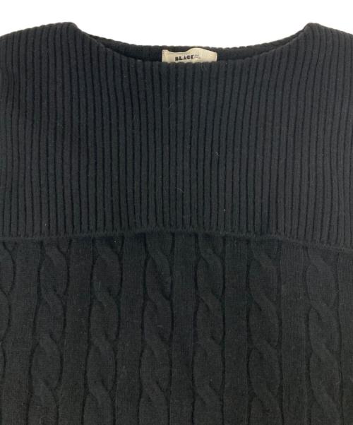 IENA（イエナ）IENA (イエナ) BLACK セーラーカラーニット ブラック サイズ:FREEの古着・服飾アイテム