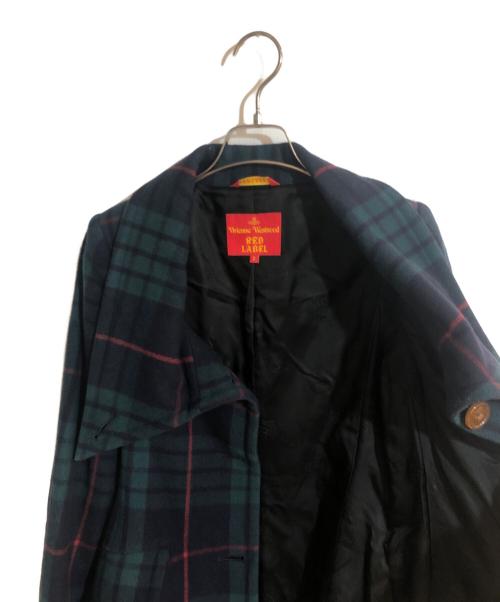 Vivienne Westwood RED LABEL（ヴィヴィアンウエストウッドレッドレーベル）Vivienne Westwood RED LABEL (ヴィヴィアンウエストウッドレッドレーベル) 魔女コート グリーン サイズ:2の古着・服飾アイテム