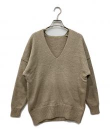 MUSE（ミューズ）の古着「Liry Linen V プルオーバー」｜ベージュ