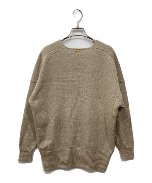 MUSE（ミューズ）MUSE (ミューズ) Liry Linen V プルオーバー ベージュ サイズ:Freeの古着・服飾アイテム