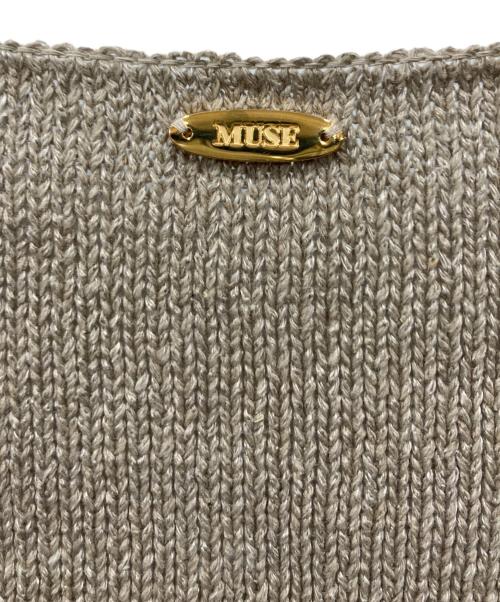 MUSE（ミューズ）MUSE (ミューズ) Liry Linen V プルオーバー ベージュ サイズ:Freeの古着・服飾アイテム