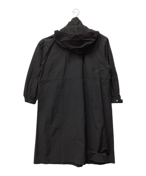 NOLLEY'S（ノーリーズ）NOLLEY'S (ノーリーズ) フーテッド2WAYコート ブラック サイズ:36 未使用品の古着・服飾アイテム