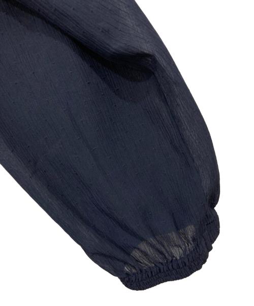 PLST（プラステ）PLST (プラステ) ハイネックギャザーワンピース ネイビー サイズ:S 未使用品の古着・服飾アイテム