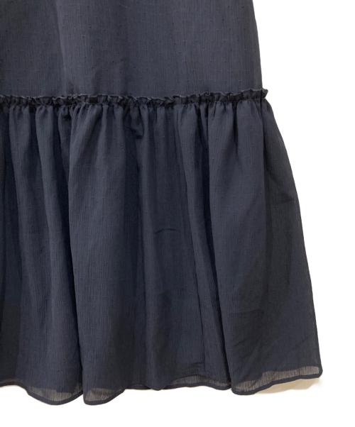 PLST（プラステ）PLST (プラステ) ハイネックギャザーワンピース ネイビー サイズ:S 未使用品の古着・服飾アイテム