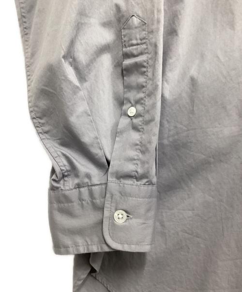 STEVEN ALAN（スティーブンアラン）STEVEN ALAN (スティーブンアラン) 80 コンパクトヤーン ツイル レギュラーカラー シャツ ブルー サイズ:L 未使用品の古着・服飾アイテム