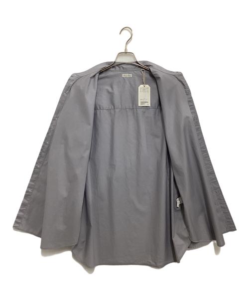 STEVEN ALAN（スティーブンアラン）STEVEN ALAN (スティーブンアラン) 80 コンパクトヤーン ツイル レギュラーカラー シャツ ブルー サイズ:L 未使用品の古着・服飾アイテム