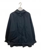 BALLSEYボールジィ）の古着「ライトタフタ フーデットショートコート」｜ネイビー