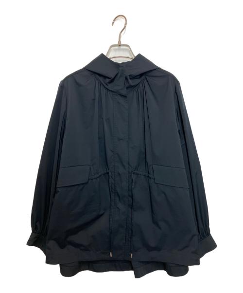 BALLSEY（ボールジィ）BALLSEY (ボールジィ) ライトタフタ フーデットショートコート ネイビー サイズ:36の古着・服飾アイテム