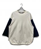 blurhms ROOTSTOCK×JOURNAL STANDARDブラームスルーツストック×ジャーナルスタンダード）の古着「別注Football Tee blurhms」｜ホワイト