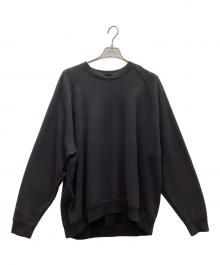 Graphpaper（グラフペーパー）の古着「LOOPWHEELER for Graphpaper Raglan Sweat」｜ブラック
