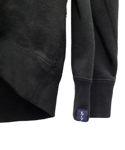 Graphpaper（グラフペーパー）Graphpaper (グラフペーパー) LOOPWHEELER for Graphpaper Raglan Sweat ブラック サイズ:2の古着・服飾アイテム