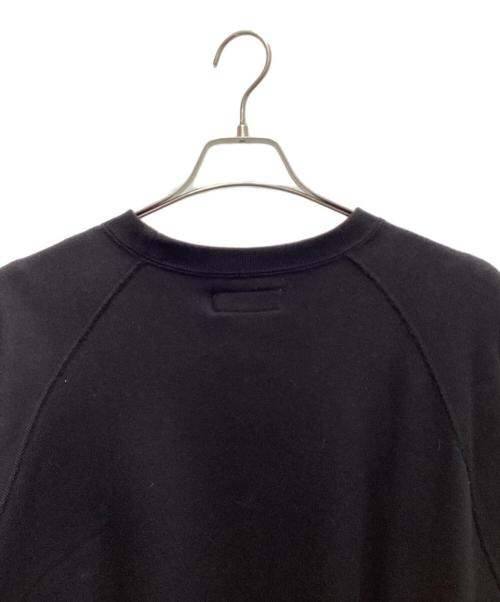 Graphpaper（グラフペーパー）Graphpaper (グラフペーパー) LOOPWHEELER for Graphpaper Raglan Sweat ブラック サイズ:2の古着・服飾アイテム