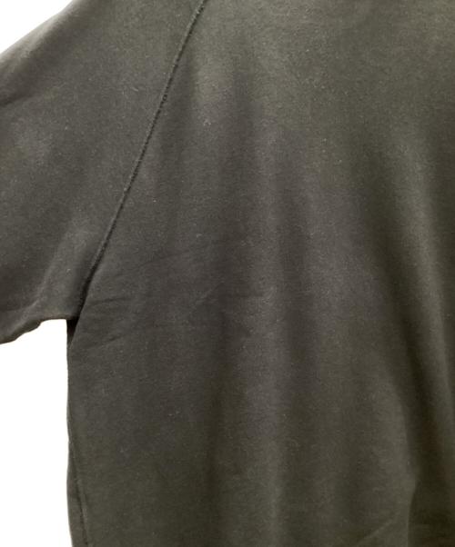 Graphpaper（グラフペーパー）Graphpaper (グラフペーパー) LOOPWHEELER for Graphpaper Raglan Sweat ブラック サイズ:2の古着・服飾アイテム