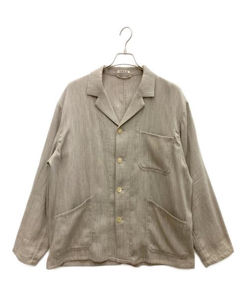 AURALEE（オーラリー）AURALEE (オーラリー) COTTON WOOL DOUBLE CLOTH BLOUZON グレー サイズ:5の古着・服飾アイテム