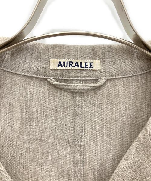 AURALEE（オーラリー）AURALEE (オーラリー) COTTON WOOL DOUBLE CLOTH BLOUZON グレー サイズ:5の古着・服飾アイテム
