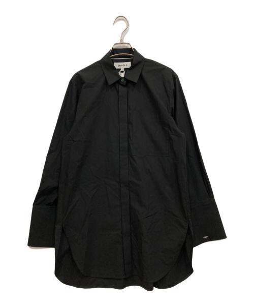 ENFOLD（エンフォルド）ENFOLD (エンフォルド) スタンダードシャツ ブラック サイズ:38の古着・服飾アイテム