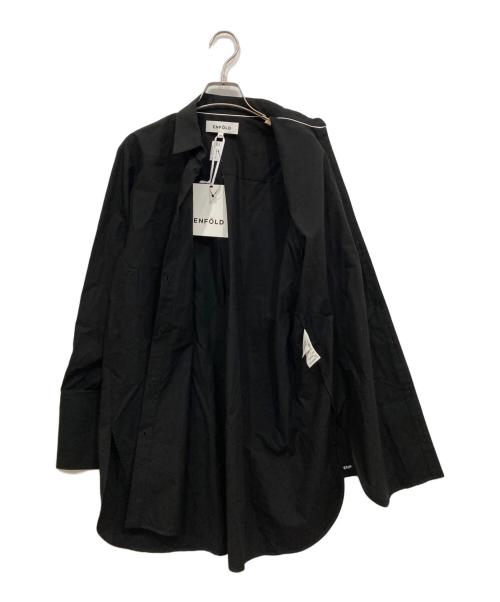 ENFOLD（エンフォルド）ENFOLD (エンフォルド) スタンダードシャツ ブラック サイズ:38の古着・服飾アイテム