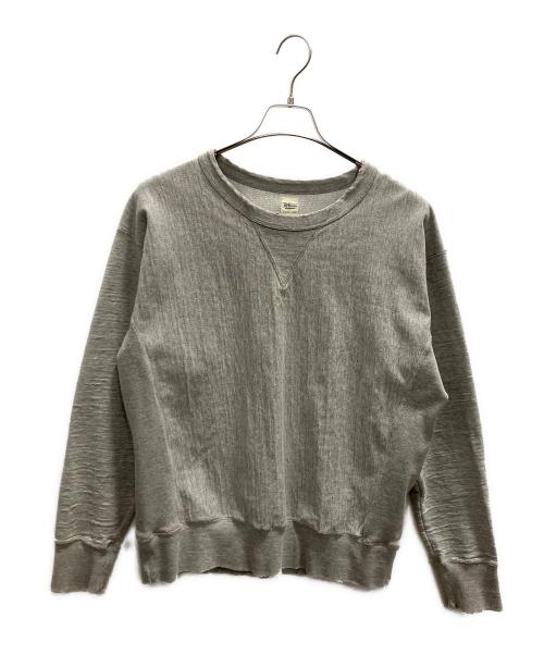 Ron Herman（ロンハーマン）Ron Herman (ロンハーマン) ダメージクルーネックスウェット グレー サイズ:SIZE Sの古着・服飾アイテム