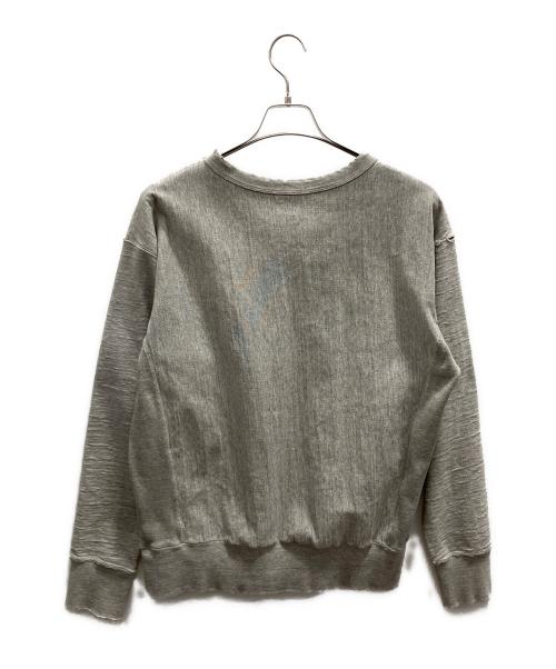 Ron Herman（ロンハーマン）Ron Herman (ロンハーマン) ダメージクルーネックスウェット グレー サイズ:SIZE Sの古着・服飾アイテム