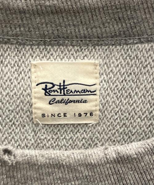 Ron Herman（ロンハーマン）Ron Herman (ロンハーマン) ダメージクルーネックスウェット グレー サイズ:SIZE Sの古着・服飾アイテム