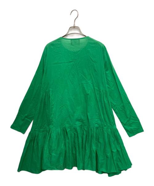 merlette（マーレット）merlette (マーレット) Ron Herman (ロンハーマン) 別注ティアードドレス グリーン サイズ:Sの古着・服飾アイテム