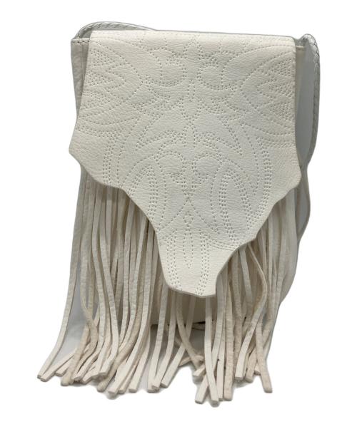 5525gallery（ゴーゴーニーゴーギャラリー）5525gallery (ゴーゴーニーゴーギャラリー) MIYAGIHIDETAKA (ミヤギヒデタカ) ショルダーバッグ ホワイトの古着・服飾アイテム