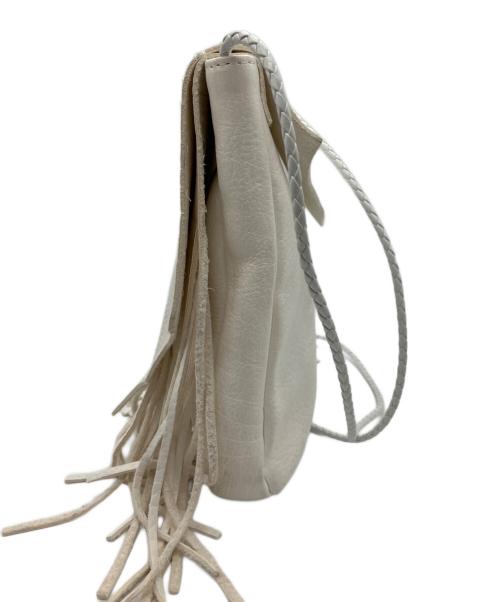 5525gallery（ゴーゴーニーゴーギャラリー）5525gallery (ゴーゴーニーゴーギャラリー) MIYAGIHIDETAKA (ミヤギヒデタカ) ショルダーバッグ ホワイトの古着・服飾アイテム