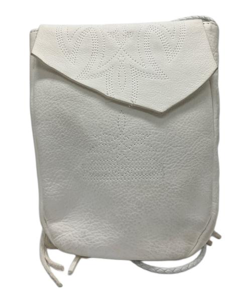 5525gallery（ゴーゴーニーゴーギャラリー）5525gallery (ゴーゴーニーゴーギャラリー) MIYAGIHIDETAKA (ミヤギヒデタカ) ショルダーバッグ ホワイトの古着・服飾アイテム