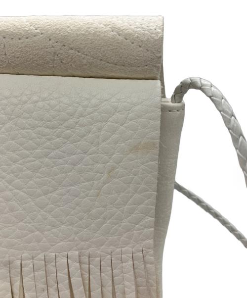 5525gallery（ゴーゴーニーゴーギャラリー）5525gallery (ゴーゴーニーゴーギャラリー) MIYAGIHIDETAKA (ミヤギヒデタカ) ショルダーバッグ ホワイトの古着・服飾アイテム