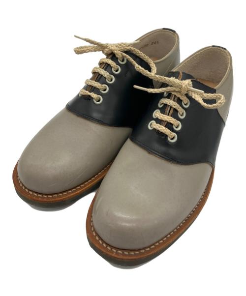 REGAL（リーガル）REGAL (リーガル) サドルシューズ グレー×ブラック サイズ:24.5の古着・服飾アイテム