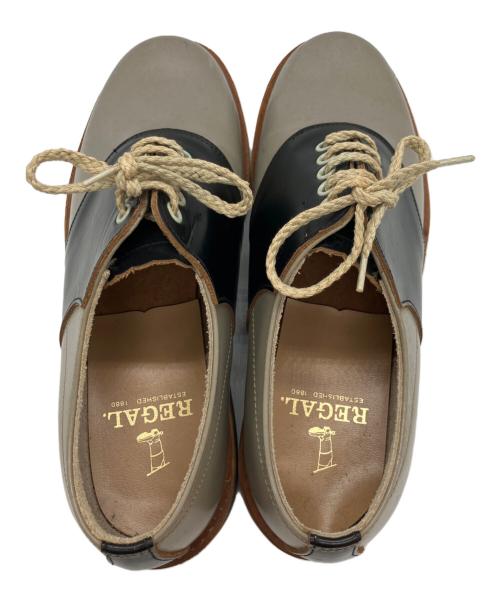 REGAL（リーガル）REGAL (リーガル) サドルシューズ グレー×ブラック サイズ:24.5の古着・服飾アイテム