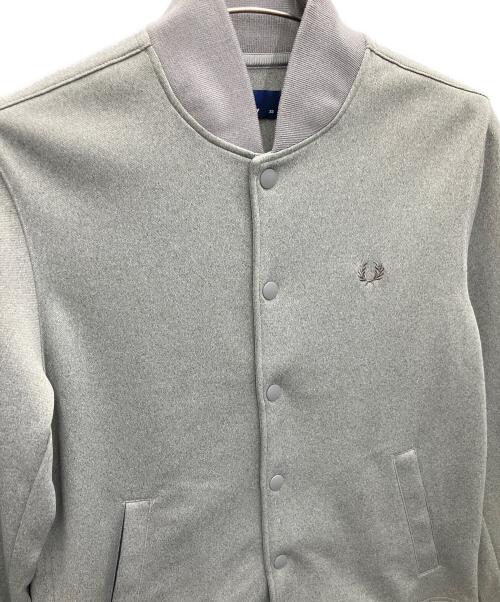 FRED PERRY（フレッドペリー）FRED PERRY (フレッドペリー) ジャージースナップボタンジャケット グレー サイズ:XSの古着・服飾アイテム