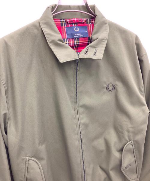 FRED PERRY（フレッドペリー）FRED PERRY (フレッドペリー) ハリントンジャケット グリーン サイズ:XSの古着・服飾アイテム