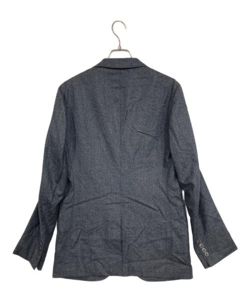 TOMORROW LAND（トゥモローランド）TOMORROW LAND (トゥモローランド) Super120'sウールフランネル シングルブレステッド2Bジャケット グレー サイズ:44の古着・服飾アイテム