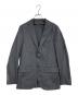TOMORROW LAND（トゥモローランド）の古着「Super120'sウールフランネル シングルブレステッド2Bジャケット」｜グレー