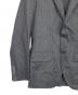 中古・古着 TOMORROW LAND (トゥモローランド) Super120'sウールフランネル シングルブレステッド2Bジャケット グレー サイズ:44：9000円
