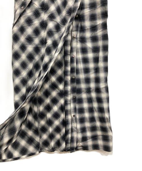 MAISON SPECIAL（メゾンスペシャル）MAISON SPECIAL (メゾンスペシャル) Button Slit Checkered Camisole Maxidresses ネイビー サイズ:36の古着・服飾アイテム