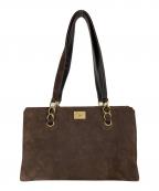 CHANELシャネル）の古着「スエードトートバッグ」｜ブラウン