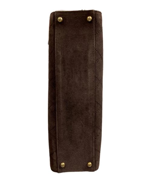 CHANEL（シャネル）CHANEL (シャネル) スエードトートバッグ ブラウンの古着・服飾アイテム