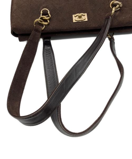 CHANEL（シャネル）CHANEL (シャネル) スエードトートバッグ ブラウンの古着・服飾アイテム