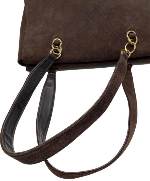 CHANEL（シャネル）CHANEL (シャネル) スエードトートバッグ ブラウンの古着・服飾アイテム