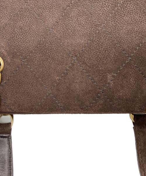 CHANEL（シャネル）CHANEL (シャネル) スエードトートバッグ ブラウンの古着・服飾アイテム